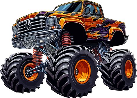 Monster Truck Cartoon Ai Generate 25860254 PNG