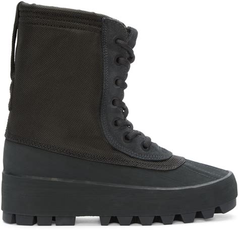 YEEZY Season 1: Black YEEZY 950 Boots | SSENSE