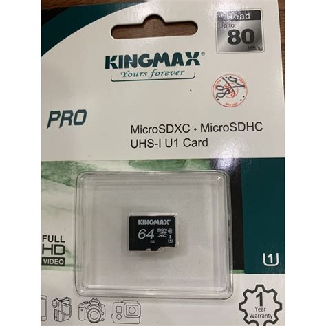 Thẻ Nhớ MicroSD 16G Class 10 Kingmax Box 80Mb s chính hãng Shopee