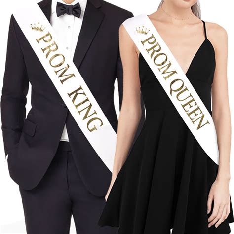 Prom King And Queen Sashes