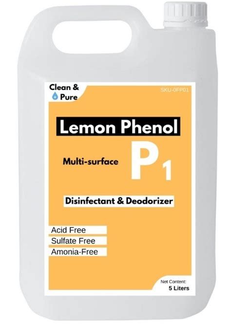 Clean And Pure Floor Cleaner Phenol Packaging Size 5 Liter At Rs 250kilogram In Agra