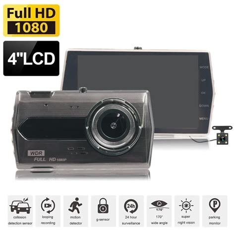 Dash Cam Full Hd P Car Dvr Vehicle Camera Drive Video Recorder