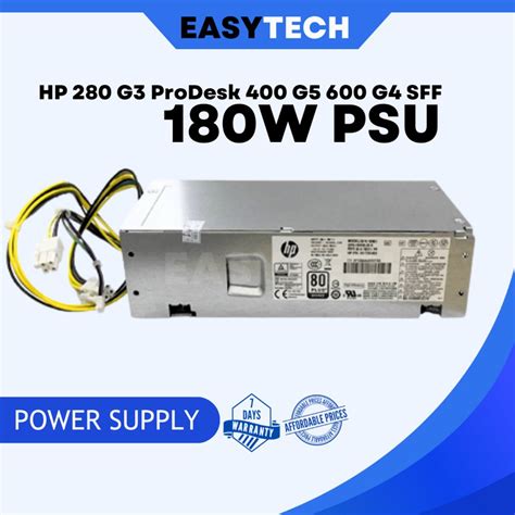 EASYTECH PSU 014 HP 280 G3 ProDesk 600 G4 400 G5 SFF 180W Power