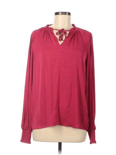 Rachel Rachel Roy Women Red Long Sleeve Blouse M Ebay