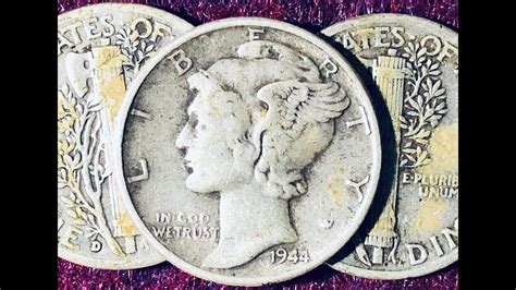 1944 Mercury Dime 90 Silver Youtube