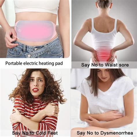 Vgeby Ceinture Chauffante Lectrique Pour Douleurs Menstruelles Avec