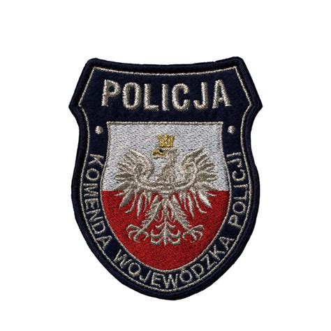 Komenda Wojewódzka Policji emblemat haftowany MunduryPrestige