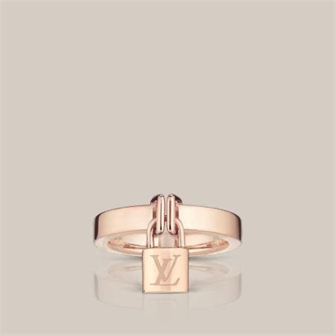 Lockit Ring Pink Gold Via Louis Vuitton Fine Jewelry Fine Jewelry