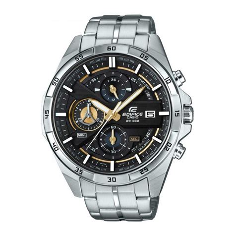 Montre Homme Casio Edifice Efr D Avuef Bracelet Acier Argent