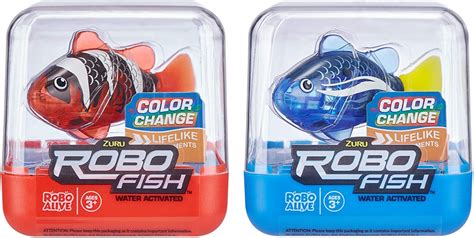 Buy Robo Fish B Robo Alive Series Pack Red And Blue Battery