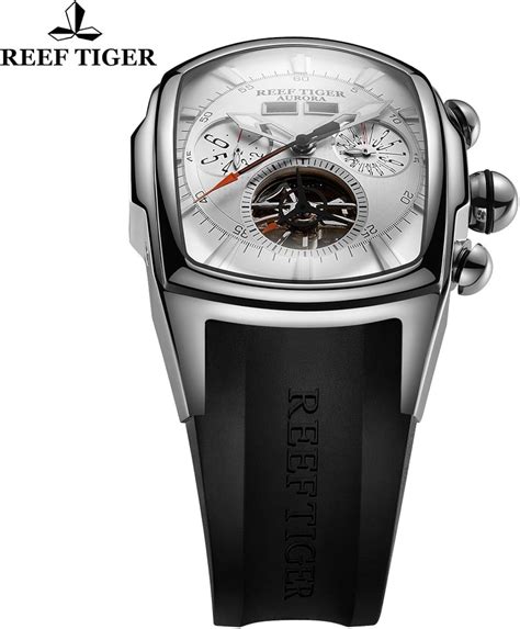 REEF TIGER Homme Analogique Automatique Montres Avec Bracelet En