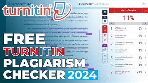 Free Turnitin Plagiarism Checker Youtube