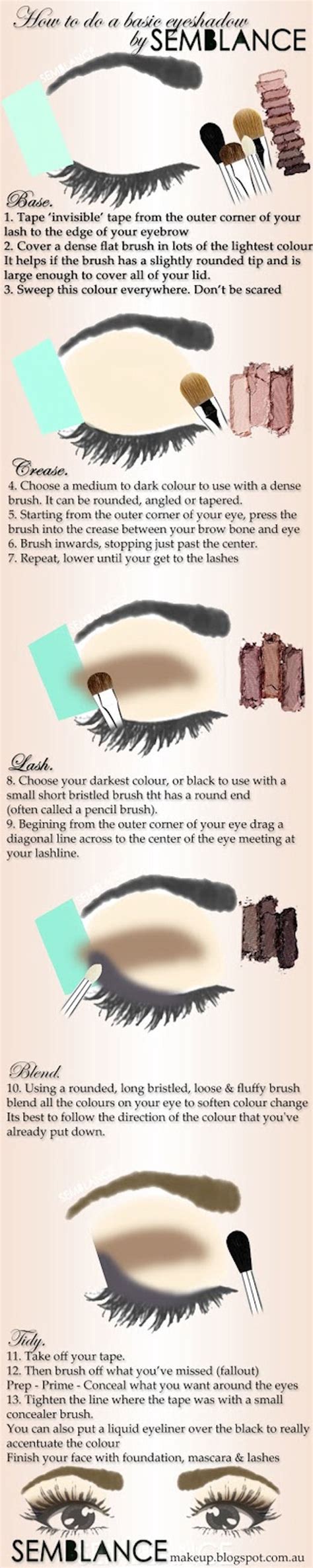 Basic Eye Shadow Tutorial Pictures, Photos, and Images for Facebook, Tumblr, Pinterest, and Twitter