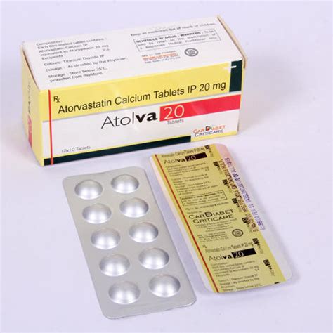 Atorvastatin Calcium 20 Mg Tablet At Best Price In Chandigarh Sonika