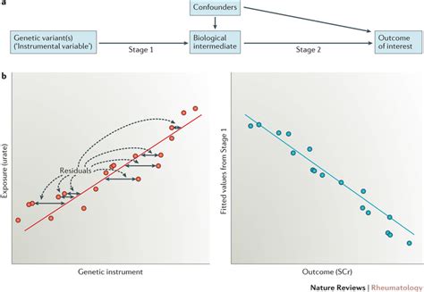 An Illustration Of The Two Stage Least Squares Method Of Mendelian