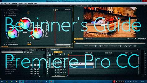 Beginner Video Editing Tutorial Adobe Premiere Pro Cc