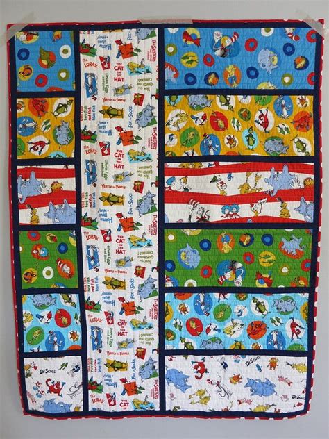 Dr Seuss Baby Quilt Quilts Panel Quilts Baby Quilts