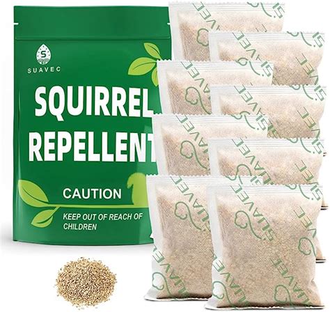 Amazon SUAVEC Squirrel Repellent Chipmunk Repellent Squirrel