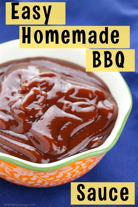 Easy Homemade Bbq Sauce With Ketchup Brown Sugar Artofit