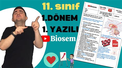 11 Sınıf Biyoloji 1 Dönem 1 Yazılı Kolay Orta Zor 22 23 PDF 11 Sınıf