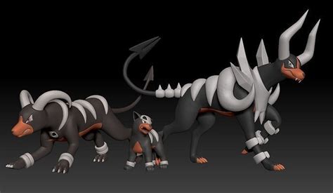 Houndoom And Houndour