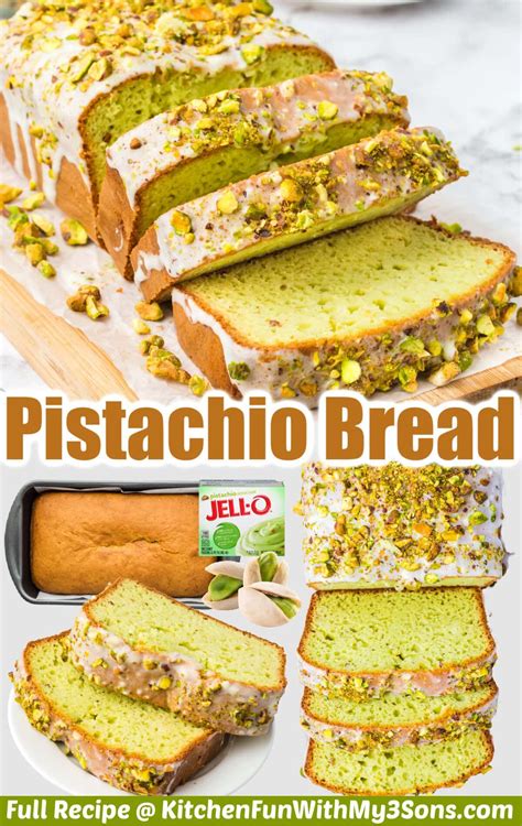 Delicious Pistachio Bread Easy Recipe For Breakfast Or Dessert