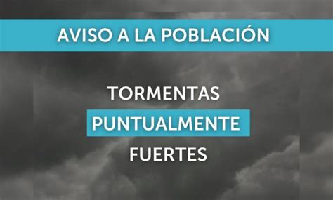 Rachas de vientos fuertes caída de granizo y tormentas aviso especial