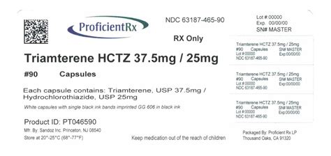 Triamterene And Hydrochlorothiazide Information, Side Effects, Warnings and Recalls