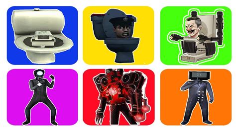 Spin Wheel Skibidi Toilet Tv Man Mecha Tv Man Titan Speaker Man