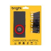 Fonte Carregador Universal De Notebook 8 Conector Bivolt Chave