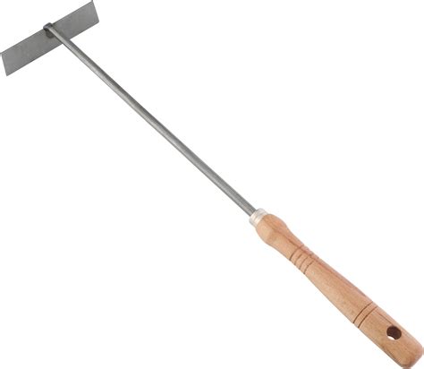 Kamino Flam Ash Scraper With Wooden Handle Steel Ash Rake For Grill