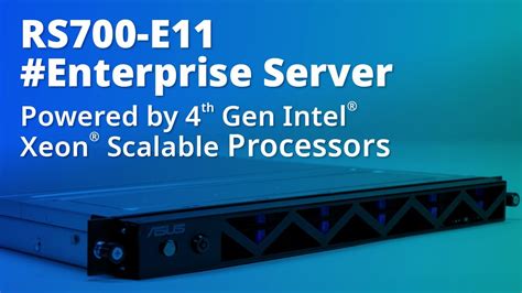 Asus Enterprise Server Solution Powered By 4th Gen Intel Xeon Scalable Processors Youtube