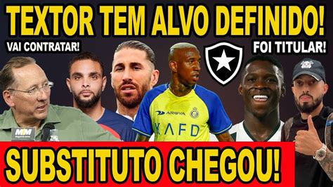 TEXTOR JÁ TEM NOVO ALVO DEFINIDO SUBSTITUTO DE CUIABANO CHEGOU