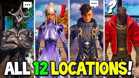 Fortnite All Bosses Npc S Mythic Locations In Fortnite Chapter