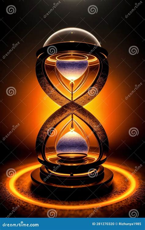 Symbolic Hourglass Stock Illustration Illustration Of Symbolic 281270320