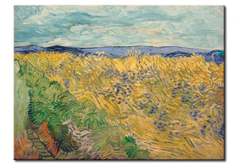 Tableau Sur Toile Champ De Bl Avec Bleuets Vincent Van Gogh