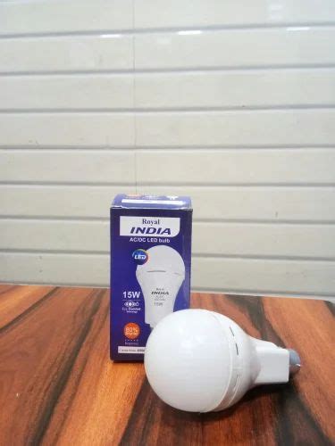 15 Ac Dc Led Bulb Cool Daylight At Rs 49 Piece In New Delhi ID