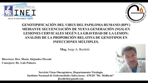 GENOTIPIFICACION DEL VIRUS DEL PAPILOMA HUMANO MEDIANTE NGS EN LESIONES