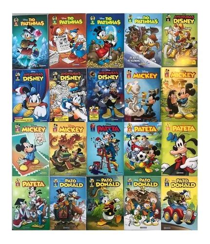 Revistinhas Em Quadrinhos Disney Kit 10 Hq Sortidos Pateta Pato