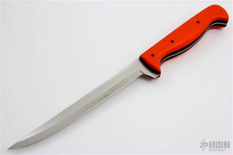 Fillet Knife Orange G 10 Arizona Custom Knives