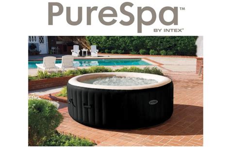 Intex Purespa Jet Bubble Deluxe 4 Person Round Inflatable Portable Hot Tub For Sale From