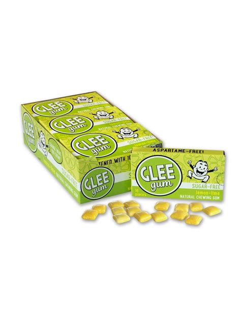 Gum Lemonlime Xylitol Swtnd Glee Gum 1216pcs Frankferd Farms