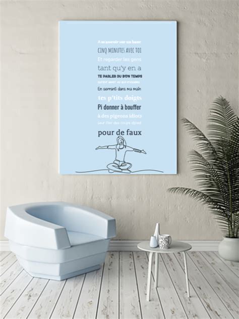 Tableau Ou Poster Paroles De Chanson De Renaud Mistral Gagnant