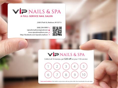 Business Card Design For Nail Salon Best Images Limegroup Org