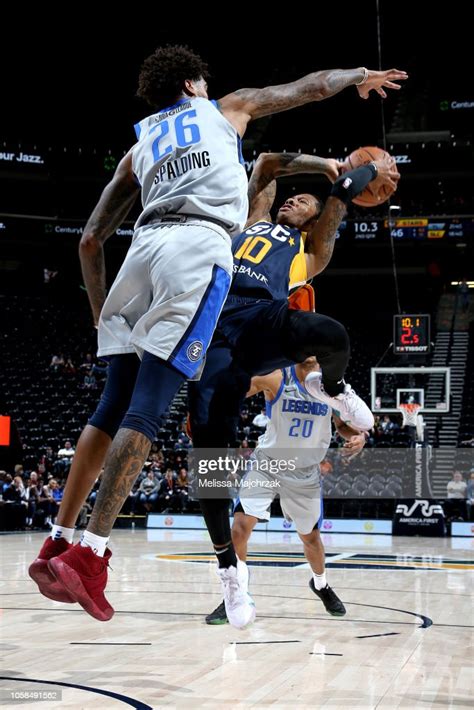 Jairus Lyles Of The Salt Lake City Stars Goes Up For The Shot Against