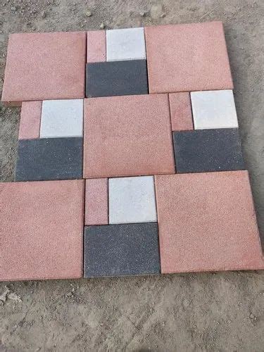 Concrete Shot Blast Paver Blocks 60mm For Pavement Dimensions Square