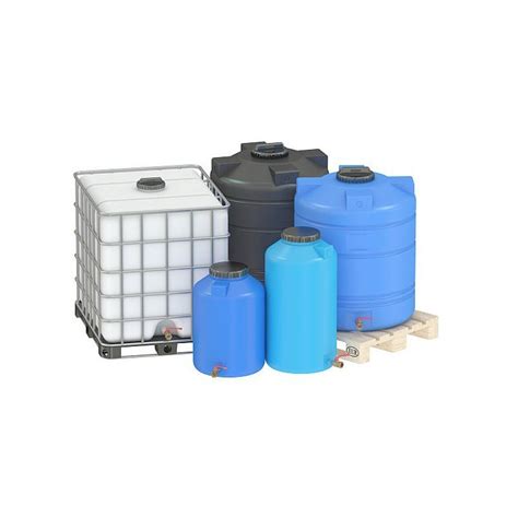 Cuve Stockage Verticale Bleue En Pe 500l Pre Equipee Cuve Expert