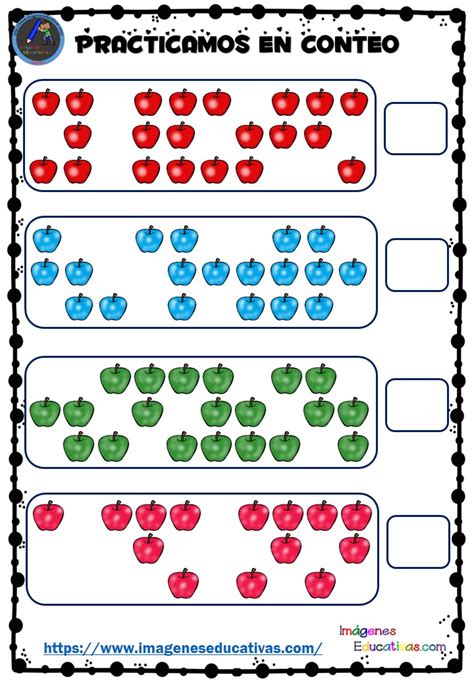 Cuenta frutas del 1 al 30 (2) - Imagenes Educativas