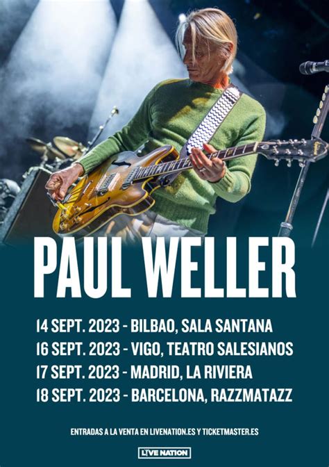 Paul Weller vuelve a España en 2023 MyiPop