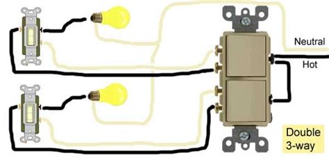 Combination Double Switch Wiring Diagram